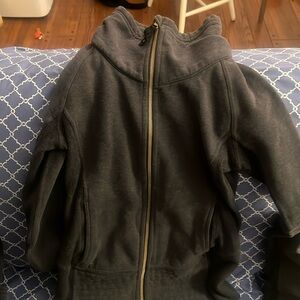 Lululemon S/M funnel neck grey slim fit jacket